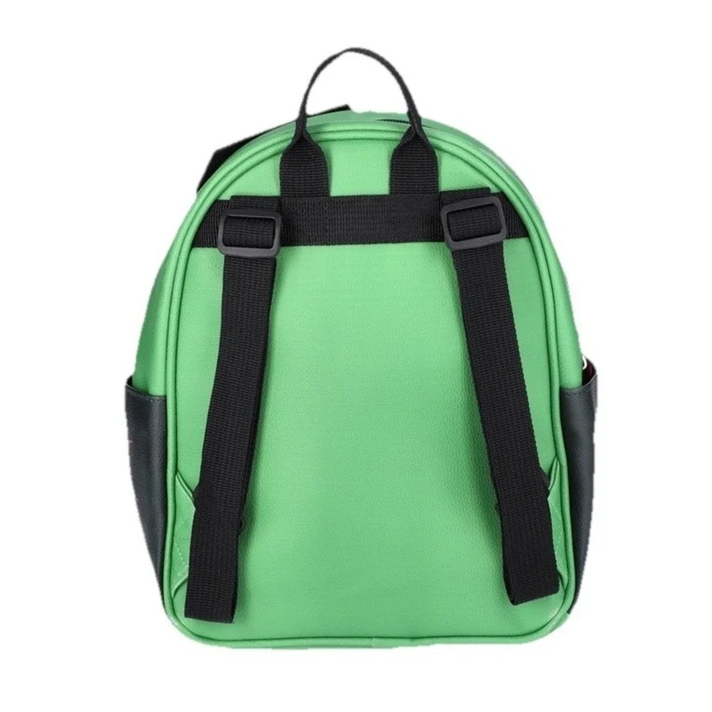 Minecraft Creeper TNT BOOM Mini Backpack Faux Leather‎ Gaming Bag Green NEW!